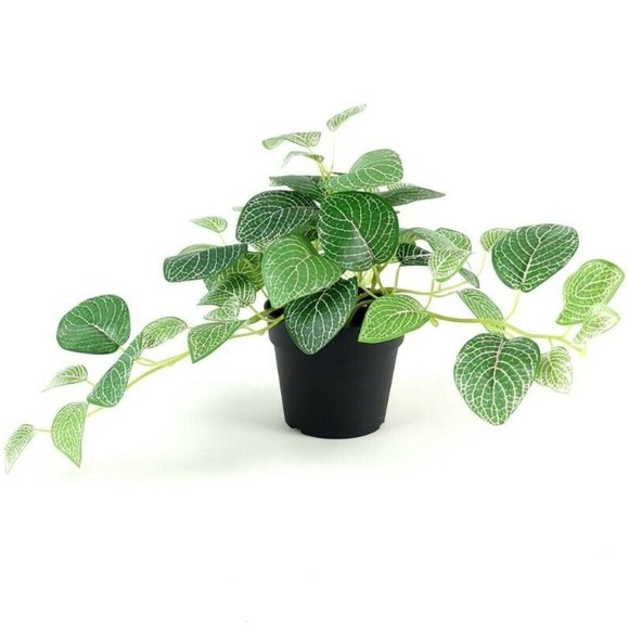 NEW - Ikea Artificial Potted Plant Mosaic Plant/Hanging 13" from end to end. - Picture 1 of 3